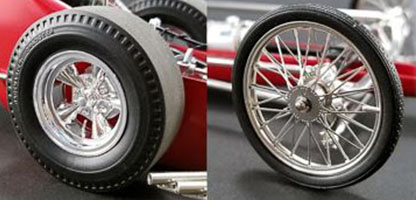 1:18 GMP Vintage Dragster Wheel & Tire Pack