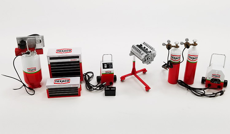 1:18 GMP Shop Tool Set #1 - Texaco