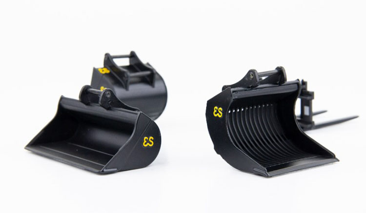 Eurosteel excavator attachment set