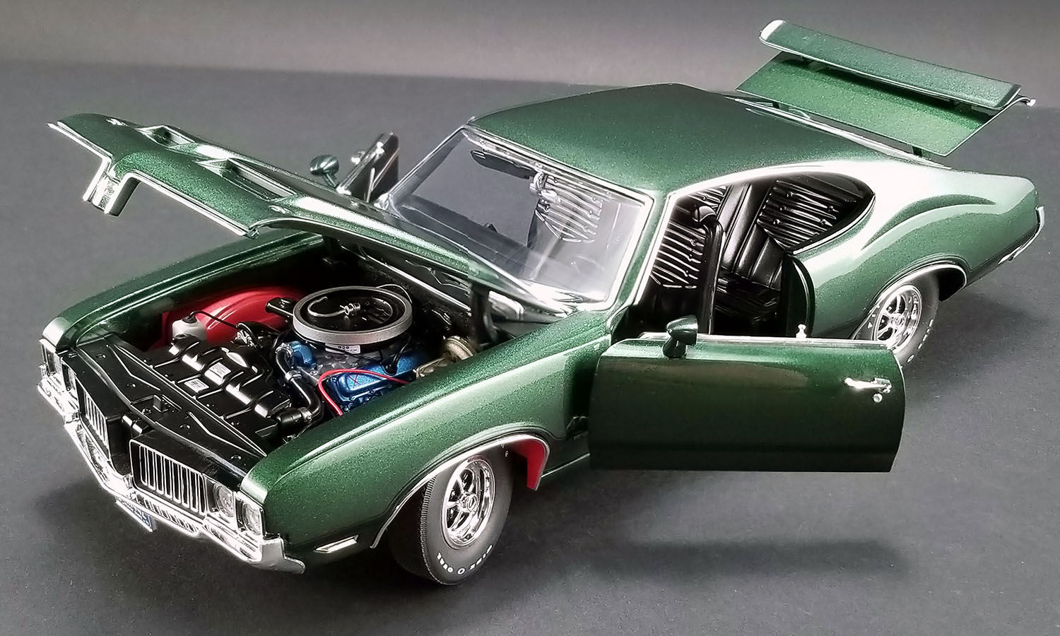 1970 OLDSMOBILE 442 W-30 GUYCAST 1:18 ACME REEF TURQUOISE ONLY 244 MADE GMP CAR