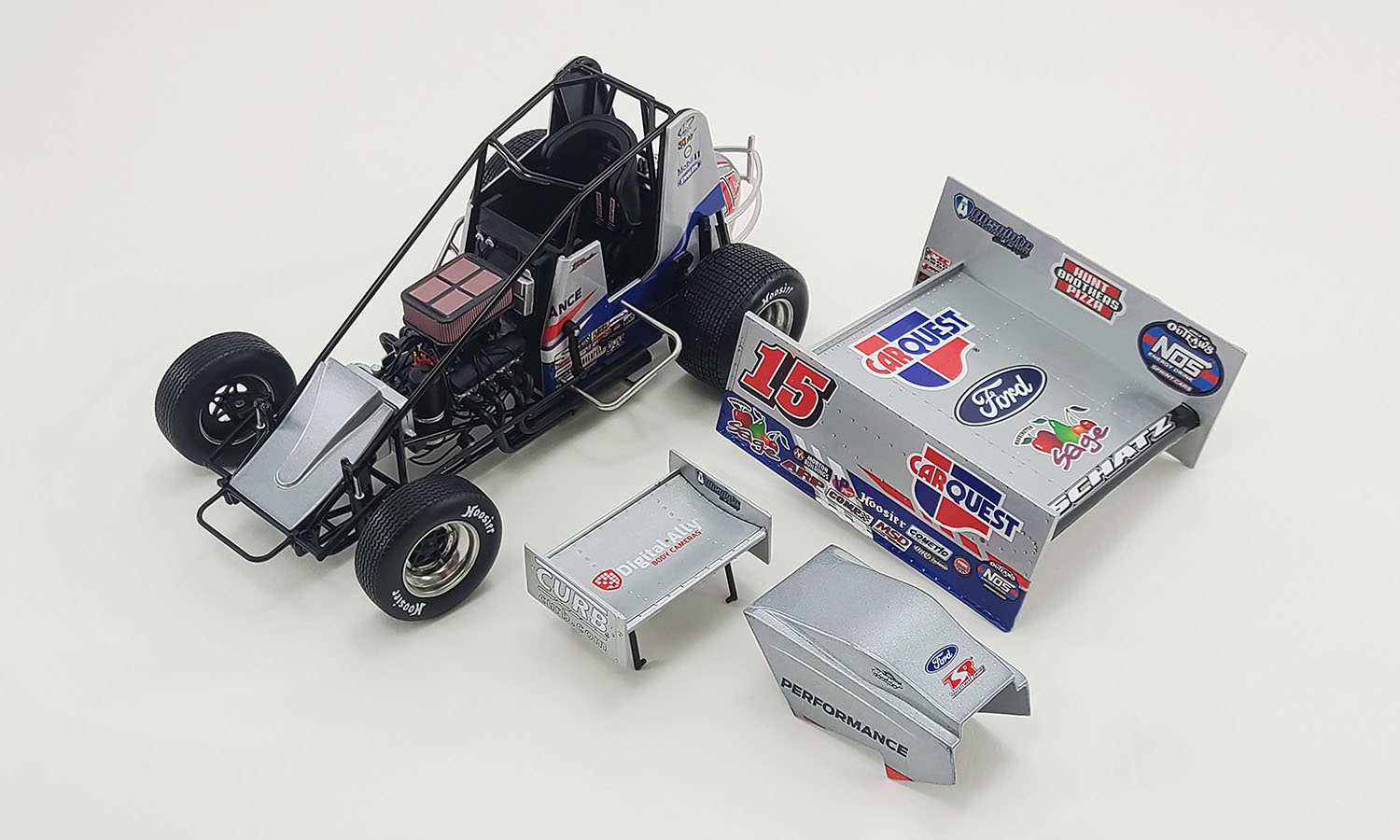 2023 ACME 1:50 SPRINT CAR *DONNY SCHATZ* #15 CAR QUEST KNOXVILLE WINNE