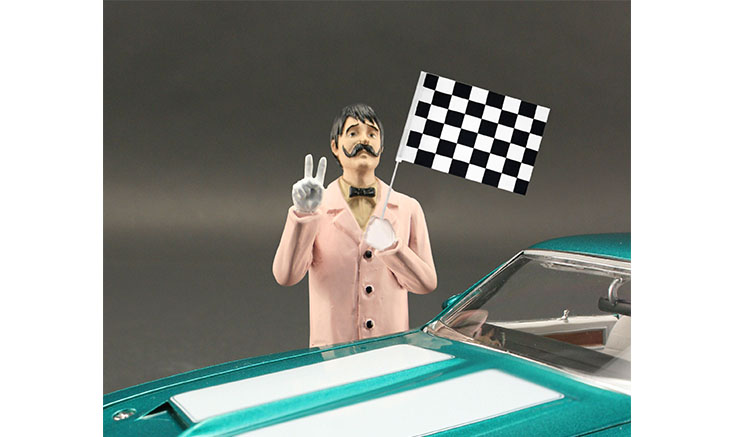 Dr. Olds Figure with Flag 