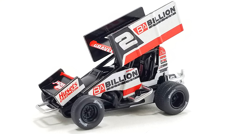 2023 #2 BA Billion Sprint Car - Husets High Bank Nationals Winner - David Gravel 