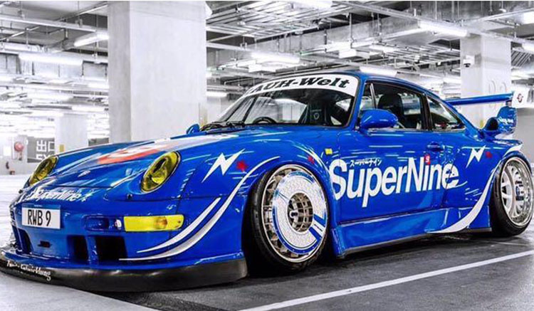 Porsche RWB #9 Hong Kong 2019 1//18 GT316 GT SPIRIT