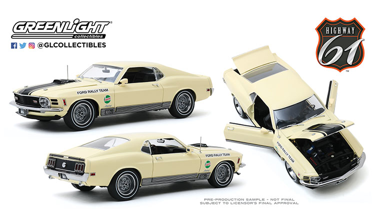 1/18 Diecast Highway 61 1970 Ford Mustang Mack 1 Brand new * 