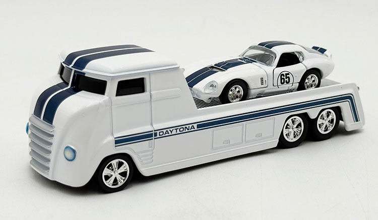 Shelby Daytona Hauler and #65 Daytona Coupe