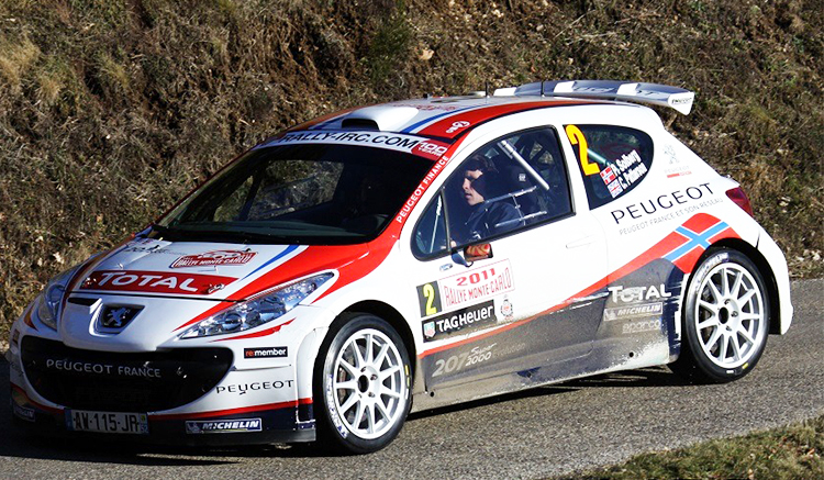 Peugeot 207 S2000 - #2 P.Solberg  /C.Patterson Monte-Carlo 2011 