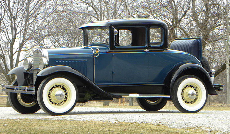 1931 Ford Model A Coupe - Riviera Blue