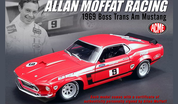 A1801820 - #9 Coca Cola 1969 Boss 302 Trans Am Mustang - Allan